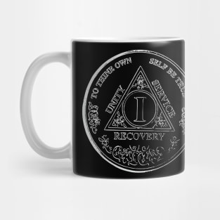 Alcoholics Anonymous Recovery Sober - Sober Since - AA Tribute - aa Alcohol - Recovery Tribute - sober aa sobriety addiction recovery narcotics anonymous addiction drugs mental health Mug